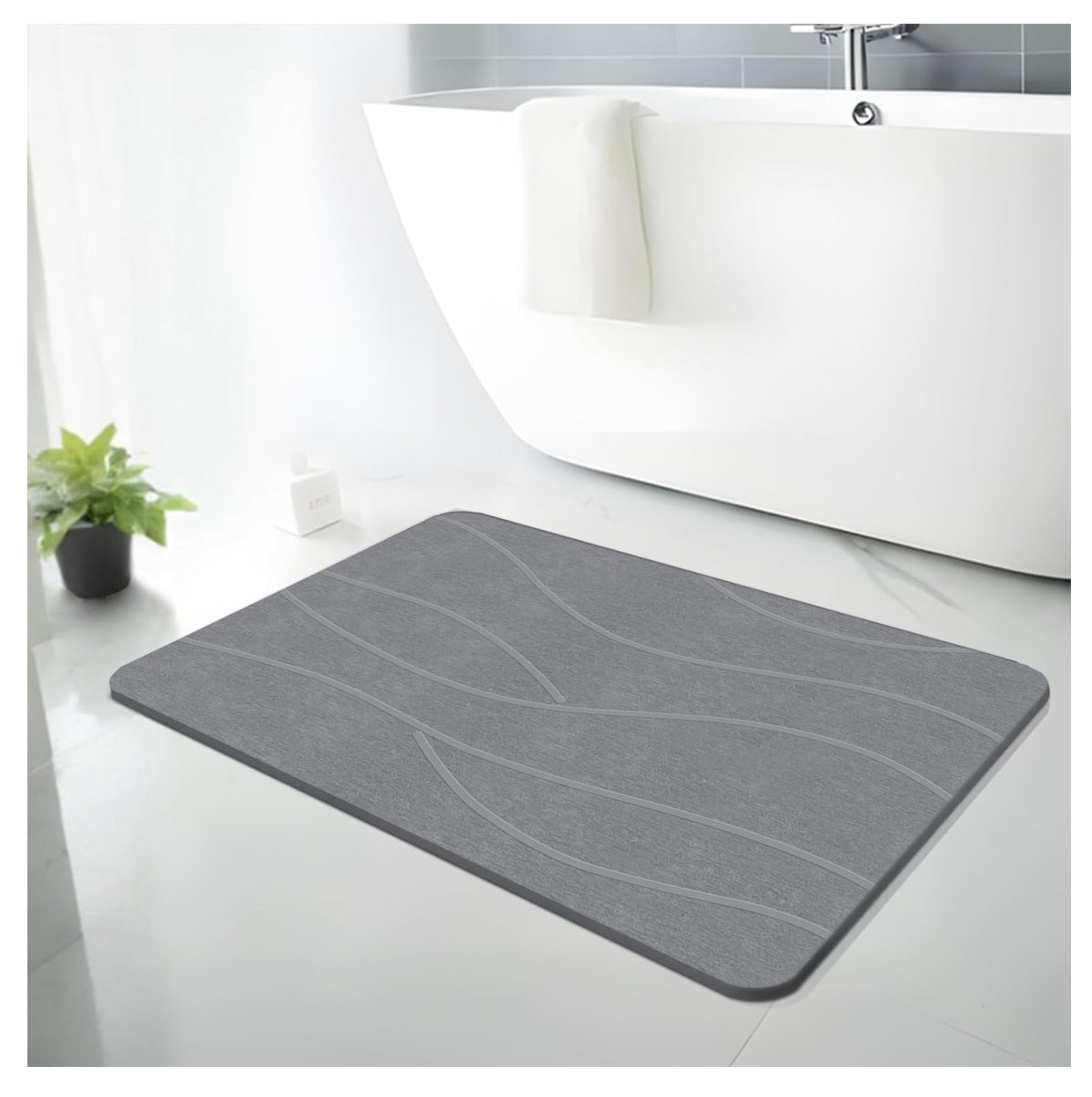 Tapete Piedra diatomita Ultra Absorbente